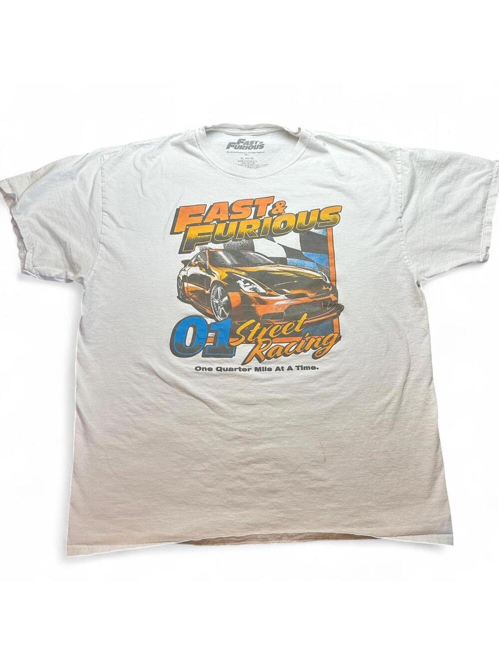 Fast & Furious Car Graphic T-Shirt, Size XL